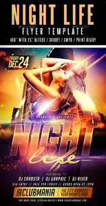 GraphicRiver - Night Life Flyer Template