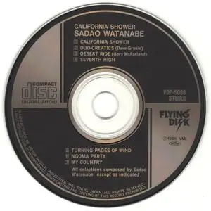 Sadao Watanabe - California Shower (1978) {Flying Disk Japan VDP-5008 rel 1986)