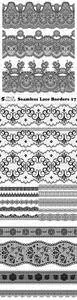 Vectors - Seamless Lace Borders 17