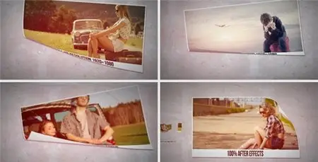 Simple & Clean Paper Slideshow - After Effects Project (Videohive)