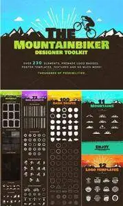 CreativeMarket - The Mountainbiker - Designer Logo Kit