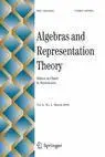 Journal Algrbras and Representation Theory volume 10, number 6