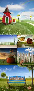 Stock Photo - Cute Fairy Landscapes