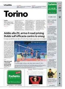 la Repubblica Torino - 26 Settembre 2018