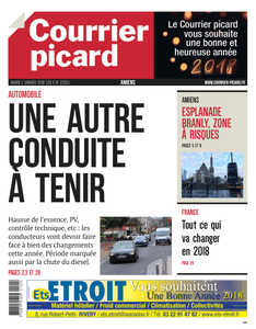 Courrier Picard Amiens - 02 janvier 2018