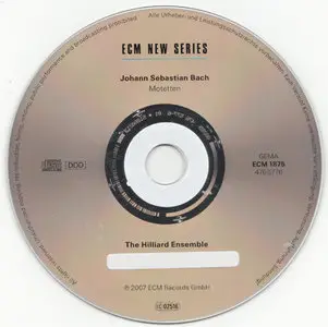 Hilliard Ensemble - Bach - Motetten [ECM New Series ECM 1875] {Germany 2007}