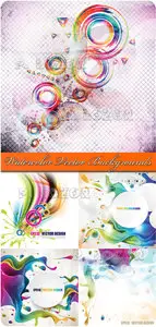 Watercolor Vector Backgrounds