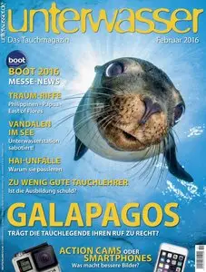 Unterwasser Das Tauchmagazin - Februar 2016