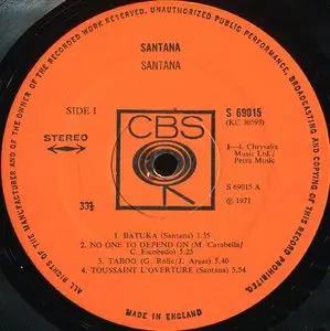 Santana - Santana III {Original UK} Vinyl Rip 24/96