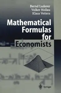 Mathematical Formulas for Economists (Repost)