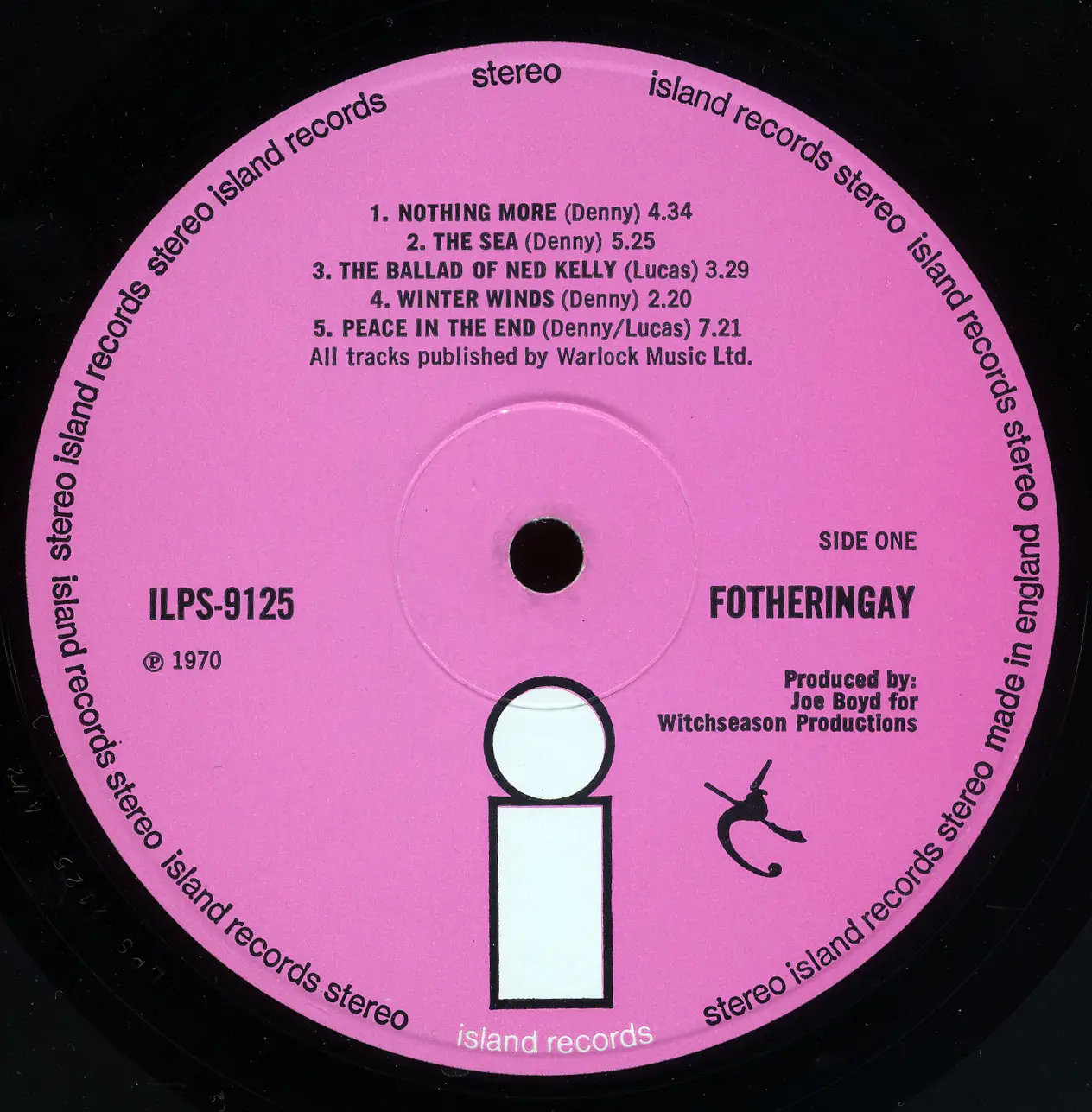Fotheringay - Fotheringay (Island 1970) 24-bit/96kHz Vinyl Rip