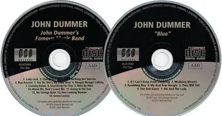 John Dummer - "John Dummer's Famous Music Band" (1970) + "Blue" (1972) 2CD Set, Remastered 2011