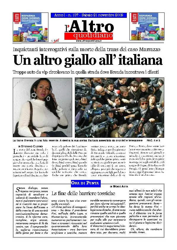 Altro Quotidiano 21.11.2009