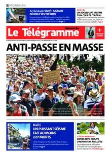 Le Télégramme Lorient – 15 août 2021