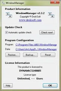 DeskSoft WindowManager 3.3.2