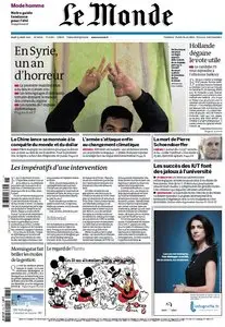 Le Monde et Supplément du Jeudi 15 Mars 2012