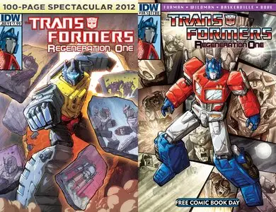 Transformers - Regeneration One #80.5-88 + 100 Page Spectacular (2012-2013)