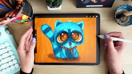 Drawing & Digital Illustration Cute Animal Characters For Beginners In Procreate