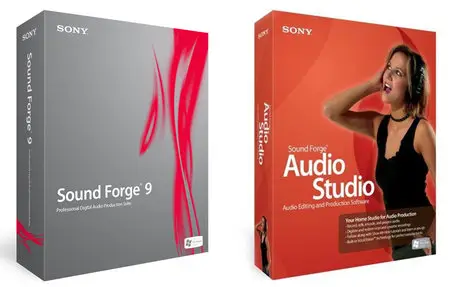 Sony Sound Forge 9.0e & Sony Sound Forge Audio Studio 9.0d