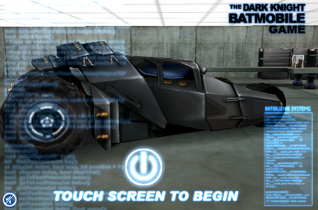 The Dark Knight - Batmobile v1.0 Game for iPhone / iPod Touch FULL