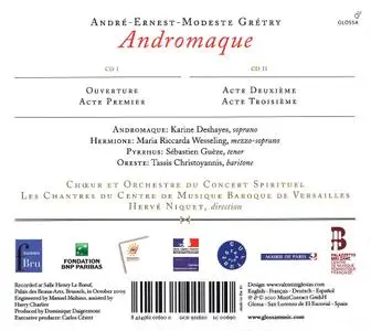 Herve Niquet, Le Concert Spirituel - Andre-Ernest-Modeste Gretry: Andromaque (2010)
