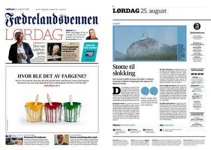 Fædrelandsvennen – 25. august 2018