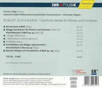 Florian Uhlig - Schumann: Complete Works for Piano and Orchestra (2010)