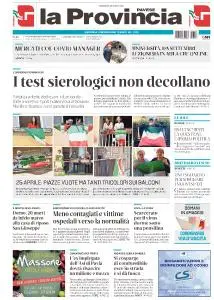 La Provincia Pavese - 26 Aprile 2020