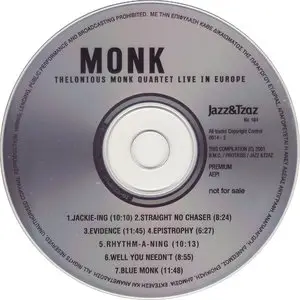 Thelonious Monk Quartet - Monk (Live in Europe 1964) (2001) [ReUpload]