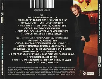 Mick Hucknall - American Soul (2013) {Deluxe Edition With Bonus Live Disc}