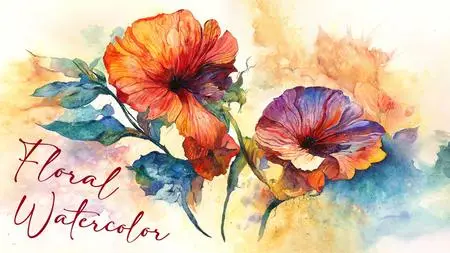 Learn To Paint Flowers In Watercolor A Step-By-Step Floral Painting Exploring Expressive Techniques