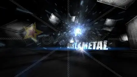 Dirty Metal Text - Projects for After Effects (Revostock)
