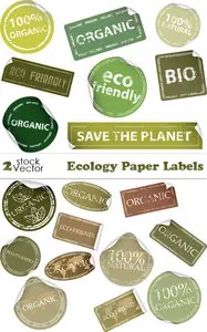 Vectors - Ecology Paper Labels