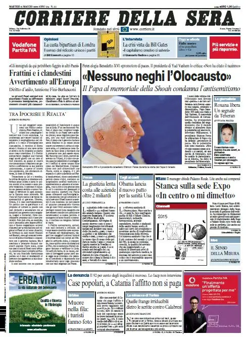 Il Corriere della Sera (12-05-09)