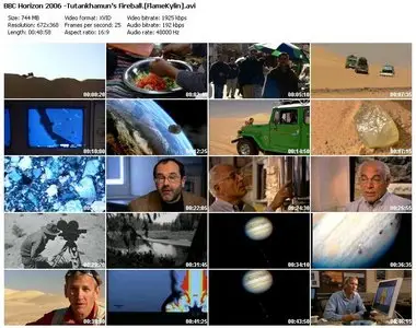 BBC Horizon - Tutankhamun's Fireball