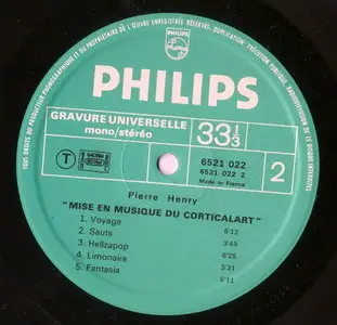 Pierre Henry (b 1927) - Mise en musique du Corticalart (1971)