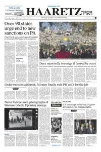 Haaretz English Edition - 18 January 2023