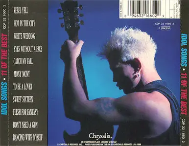 Billy Idol - Idol Songs: 11 Of The Best (Compilation, 1988) - RESTORED