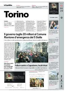la Repubblica Torino - 2 Gennaio 2019