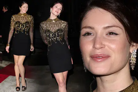 Gemma Arterton - The Elton John AIDS Foundation Winter Ball in London 10-30-10