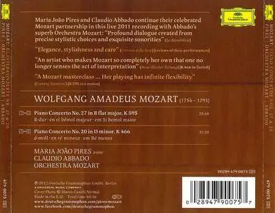 Maria Joao Pires, Orchestra Mozart, Claudio Abbado - W.A. Mozart: Piano Concertos Nos. 20 & 27 (2012)