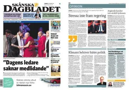 Skånska Dagbladet – 13 september 2018