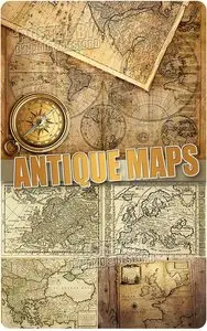 Antique maps - UHQ Stock Photo