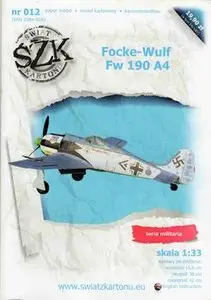 Focke-Wulf Fw 190 A4 (Swiat z Kartonu 12)