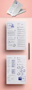 Simple Resume Template vol6