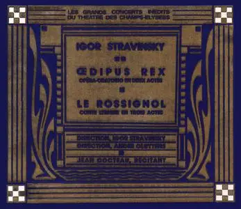 Igor Stravinsky - Oedipus Rex, Le Rossignol - conducted by Stravinsky (1987) {2CD Set, Disques Montaigne TCE8760 rec 1952-1955}