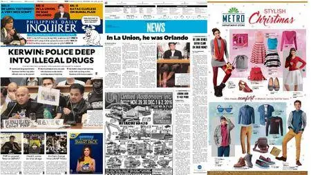 Philippine Daily Inquirer – November 24, 2016