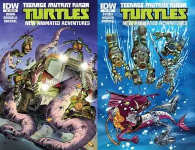 Teenage Mutant Ninja Turtles - New Animated Adventures  #3-6 (2013)