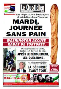Le Quotidien d'Oran - Dimanche 21 Avril 2013