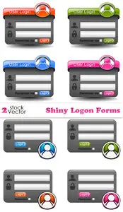Vectors - Shiny Logon Forms